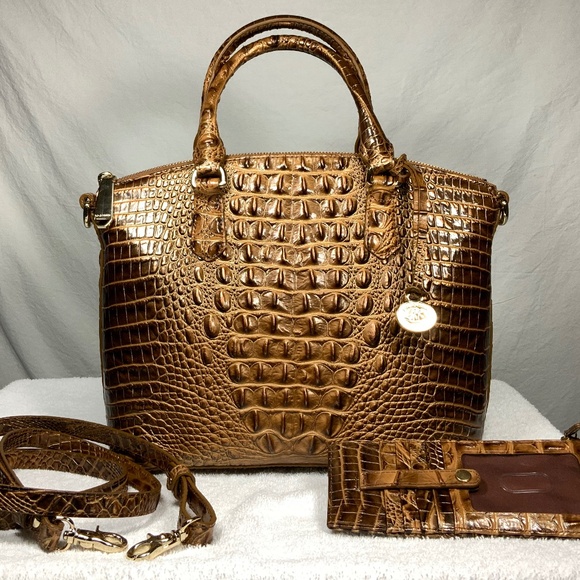 Brahmin Duxbury Satchel and Credit Card holder - Picture 1 of 16